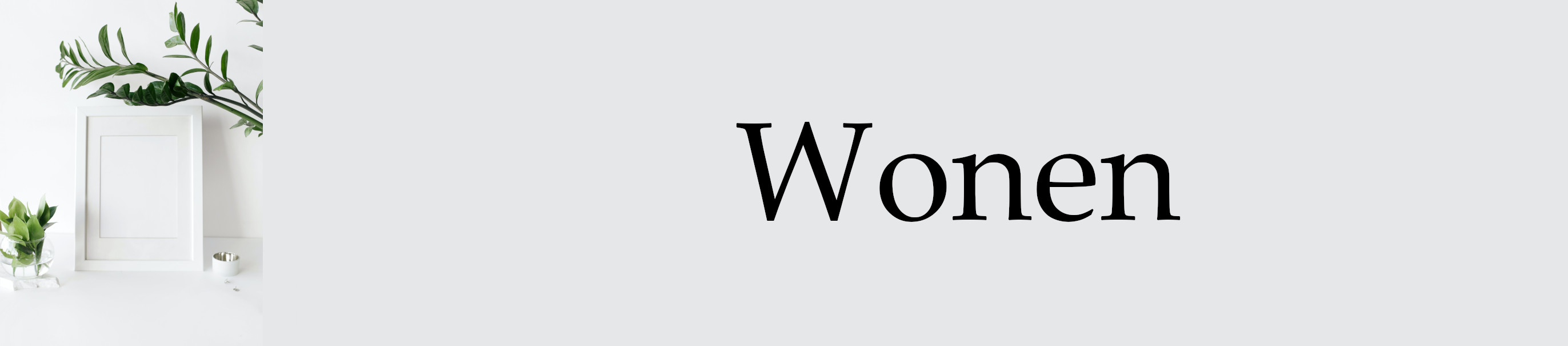 Wonen banner