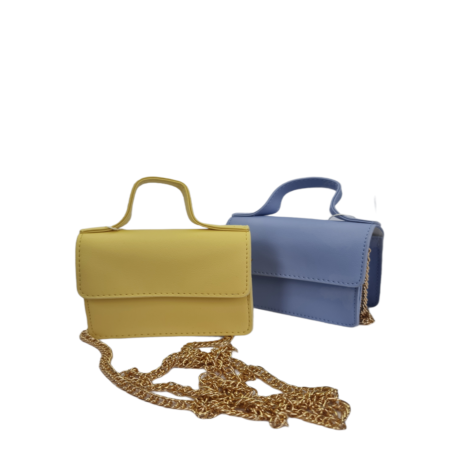 Mini Tas Blauw/Geel