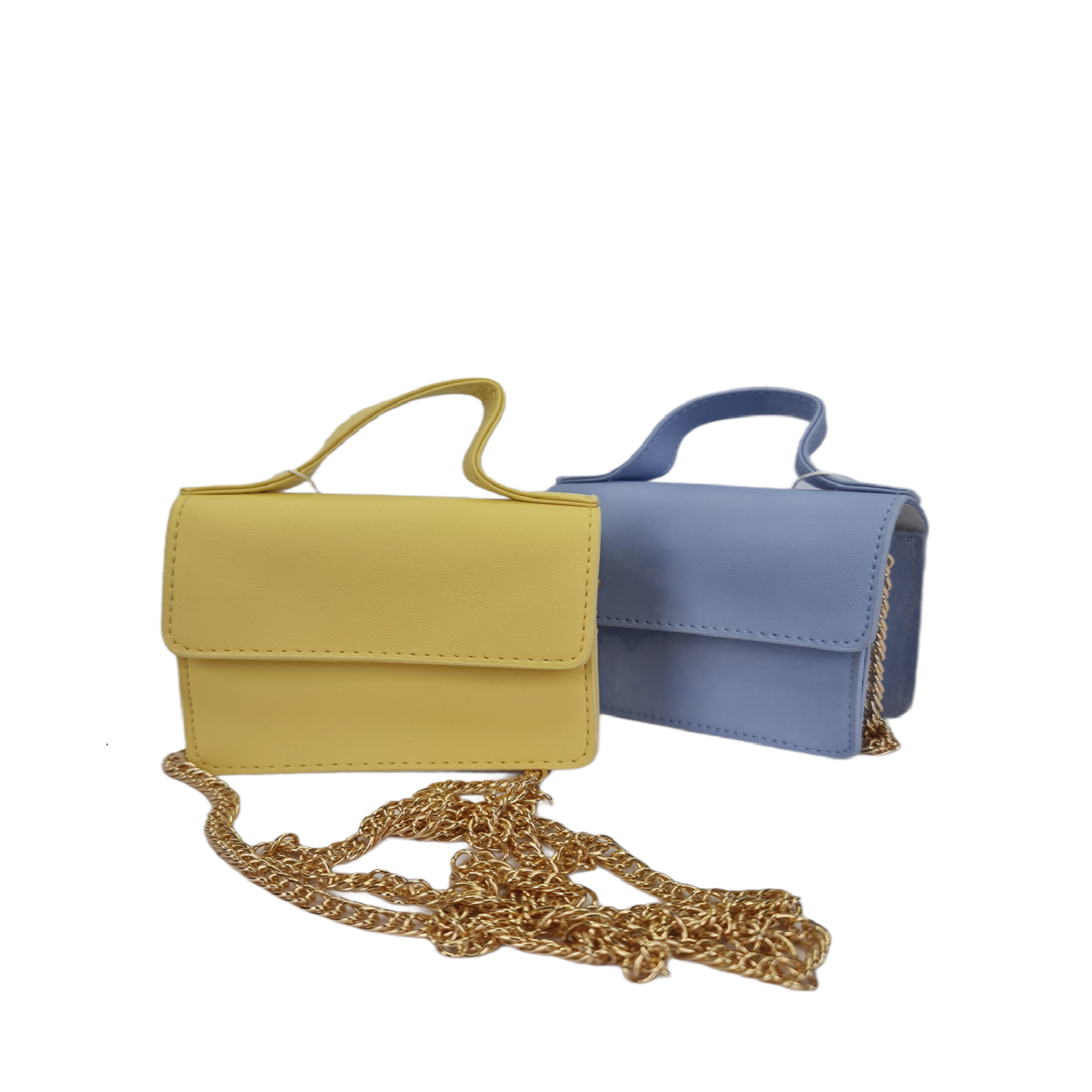Mini Tas Blauw/Geel