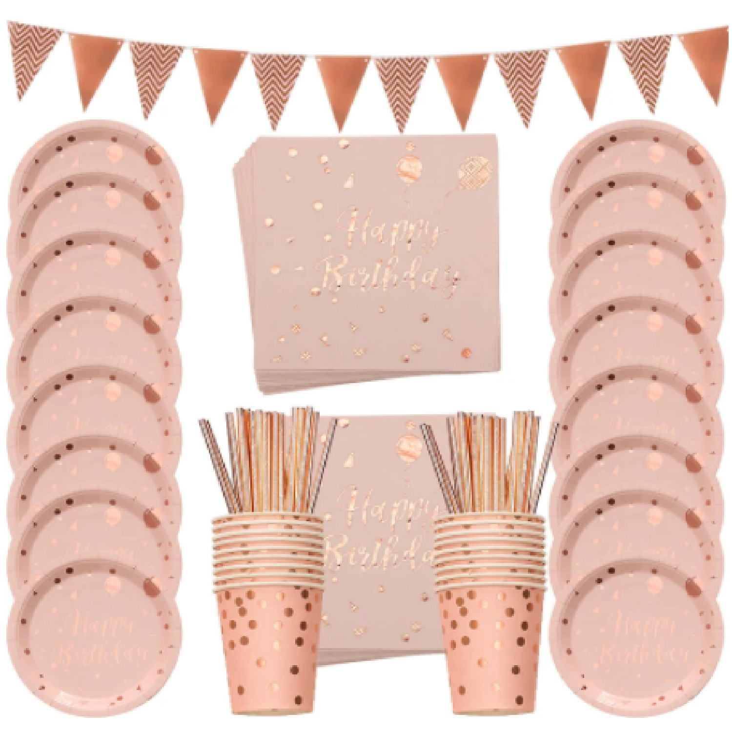 Rose Gold Bday set compleet 