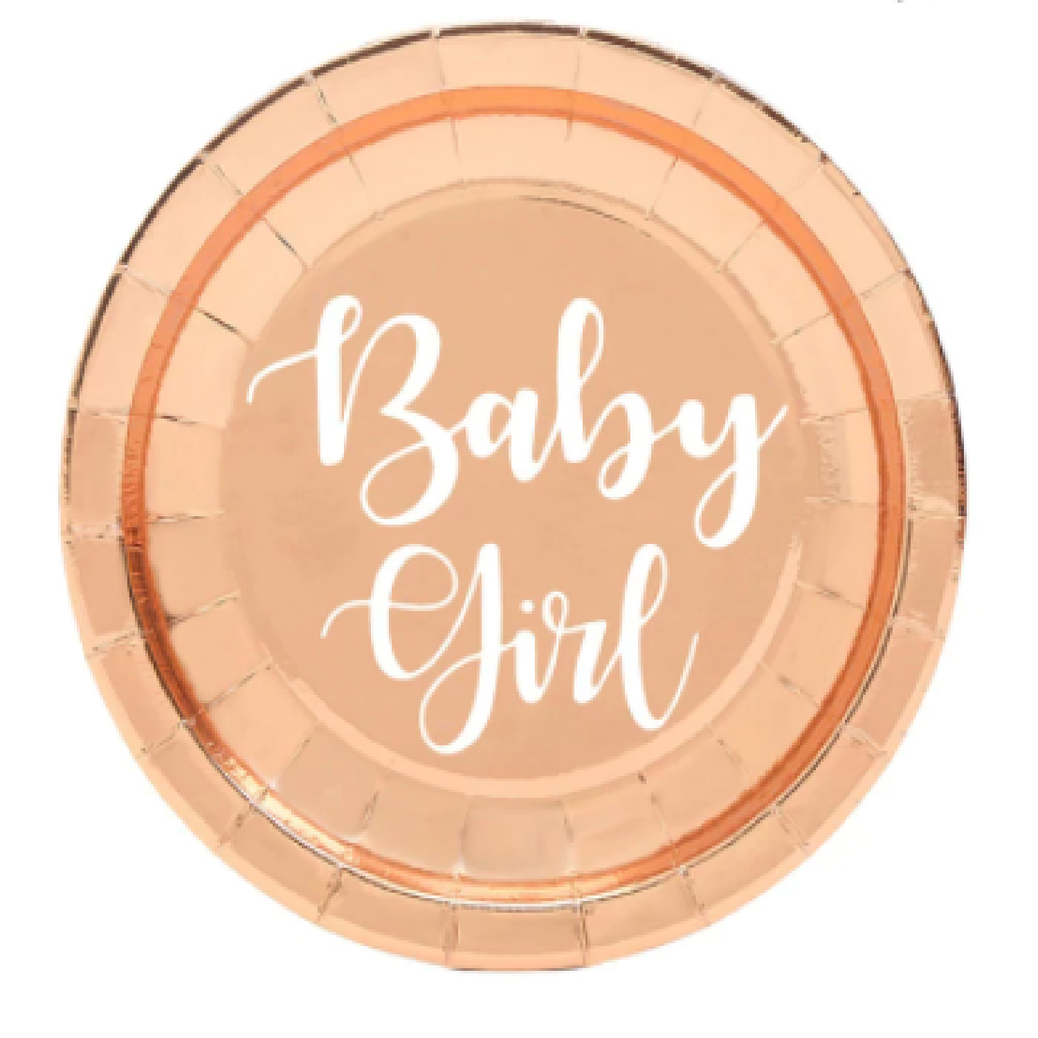 Rose Gold Baby Girl Bord